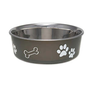 Dog Bowls And Feeding: Bella Dog Bowl - Espresso - 3 sizes