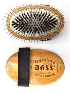 Dog Grooming And Cleaning: Bass Luxury Wire Pin Boar Dog Grooming Brush