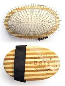 Dog Grooming And Cleaning: Bass Luxury Wire Palm Dog Grooming Brush