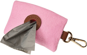 Dog Clean Up And Toilet: Cosmo Dog Poop Bag Holder - Pink