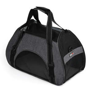 Dog Travel: Dogline Pet Carrier Bag - Grey