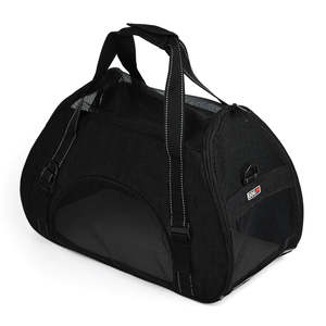 Dog Travel: Dogline Pet Carrier Bag - Black