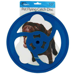 Dog Toys And Chews: Dukes Frisbee Flying Disc Dog Toy