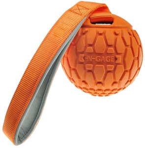 N-Gage Handler Ball Dog Toy - Orange - 3 sizes