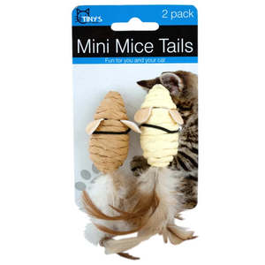 Mini Mice Cat Toy - 2pk