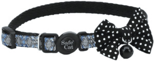 Coastal Safe Cat Embellished Fashion Collar - Black Diamond