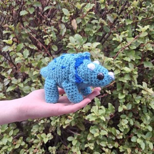 Crochet Plush Toy - Trixie Triceratops