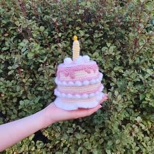 Giftware: Crochet Plush Toy - Strawberry Birthday Cake