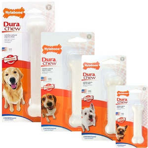Dog Chew Toys: Nylabone Durachew Chicken Dog Bone