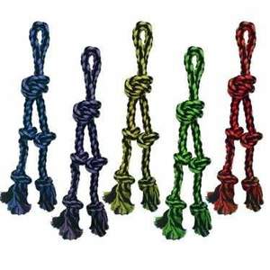 Dog Chew Toys: Multipet Nuts for Knots Rope Dog Toy - Danglers