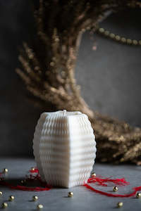 Candles: Star - Ivory