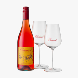 A Z: Meadowlark x Bodega 'Charmed' Chilled Red & 2 Glasses