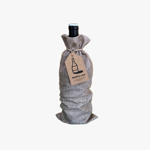 Christmas Gift Homepage: Linen Wine Bag - per Bottle