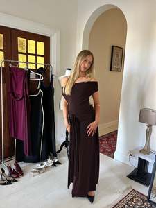 Size 6: La Marie - Nadia Dress in Brown