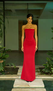 Size 6: HNTR the Label - Louie Gown in Wine