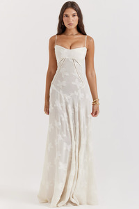 Size 12: House of CB - Seren Dress in Vintage Cream