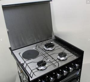 Cooktops Grills And Ovens: Swift Oven Fan forced with 3 Gas Burner and 1000Watt Element