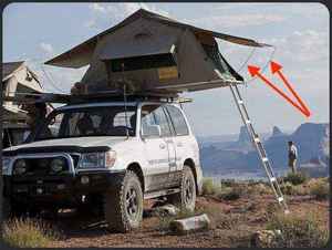 Roof Top Tents: Eezi-Awn Fly Rod Set for Series 3 Tent - Summer Sale