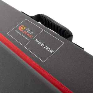 Flexopower 1: Flexopower Namib 240Watt Teflon Shingle Foldable Solar Panel