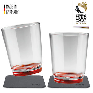 Silwy: 2 x Magnetic Drinking Cup Triple the Ready Red By Silwy