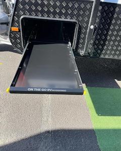 475mm wide Tunnel Boot Draw Slide x 1200mm Long