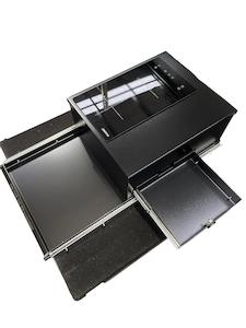 570mm wide Tunnel Boot Draw Slide with Induction Cooktop x 1200mm Long