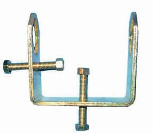 4" Mast Clamp for Mounting TV Antenna to a Frame