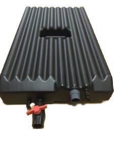 Caravan and RV 110 Litre Grey Water Tank with Valve and inlet Adaptor