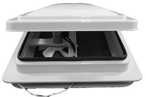 Ozvent 14" x 14" Hatch with 12volt Fan - for Van Roof - 10015