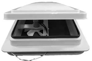 Australian Rv: Ozvent 14" x 14" Hatch with 12volt Fan - for Van Roof - 10015