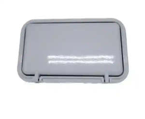 Australian Rv: 2 x Large Scupper Vent White - Alloy