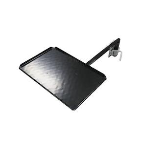 BBQArm Kit Black 850mm Arm Regular Size Tray for Weber Baby Q or Similar