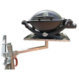 Bbqarm: BBQArm Mate Arm Kit with Alloy Arm and Regular Aluminum Tray