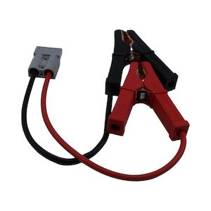 BMPRO Anderson Style 50A Plug to Insulated Battery Clamps (8mm2) - 30cm