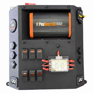 Bmpro Power: 40A Lithium DC–DC Canopy Distribution Charging Board with Solar Input