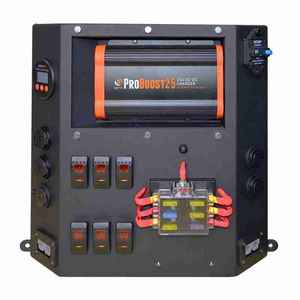 Bmpro Power: 25A Lithium DC–DC Canopy Distribution Charging Board with Solar Input