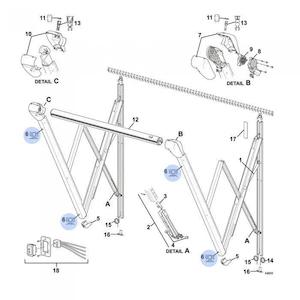 Carefree Altitude Awning White Hole Plug Kit Pack of 4