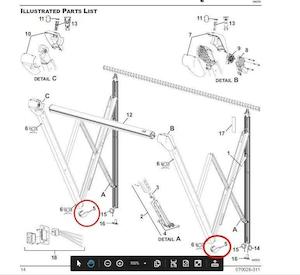 Carefree Altitude Awning White Arm End Cap
