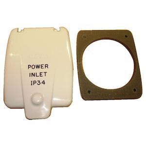 Clipsal: Clipsal Flap for Old Type 240volt Caravan inlet - White