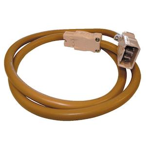 Cms: CMS 1000mm interconnecting Lead 20amp Beige for Caravan 240 Electrics