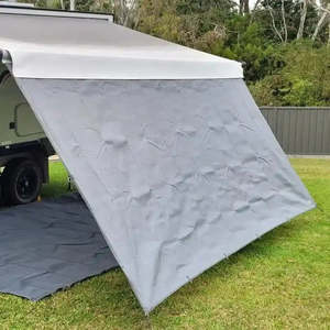 Cgear Grey Awning Privacy Screens 1.8M or 6Ft High Suits Fiamma Thule 11ft 4.5mm