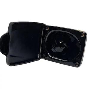 Cms: CMS 15amp Plug Power inlet Black. Jil15 Bk