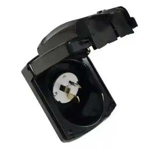 Clipsal: Clipsal Black External 15amp Power inlet