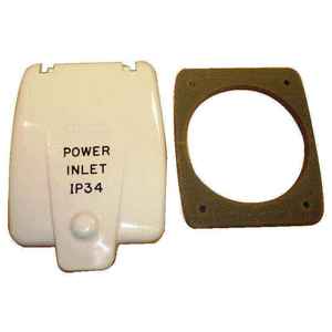 Clipsal: Clipsal Flap for Old Type 240volt Caravan inlet - White