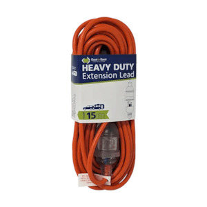 Coast To Coast Rv: 15 Metre 15amp Heavy Duty 240v Extension Lead with Led