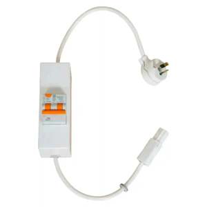 Cms: C Style to 3 Pin RCD CMS 230Vac Plug N Play