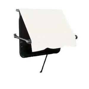 Carefree Roll Out Window Awning 6Ft for Sl Hardware White