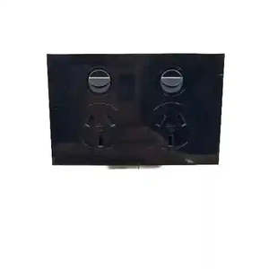 Cms: C Type Double GPO Black CMS 230Vac Plug N Play