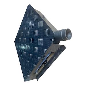 Ecp: ECP Diesel Heater Tank Cover Black Alloy Checker Plate