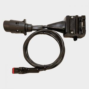 Lead for Elecbrakes Electric Brake Controller - 7Pin Small Round to 12Pin Flat